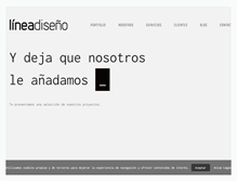 Tablet Screenshot of linea-online.es